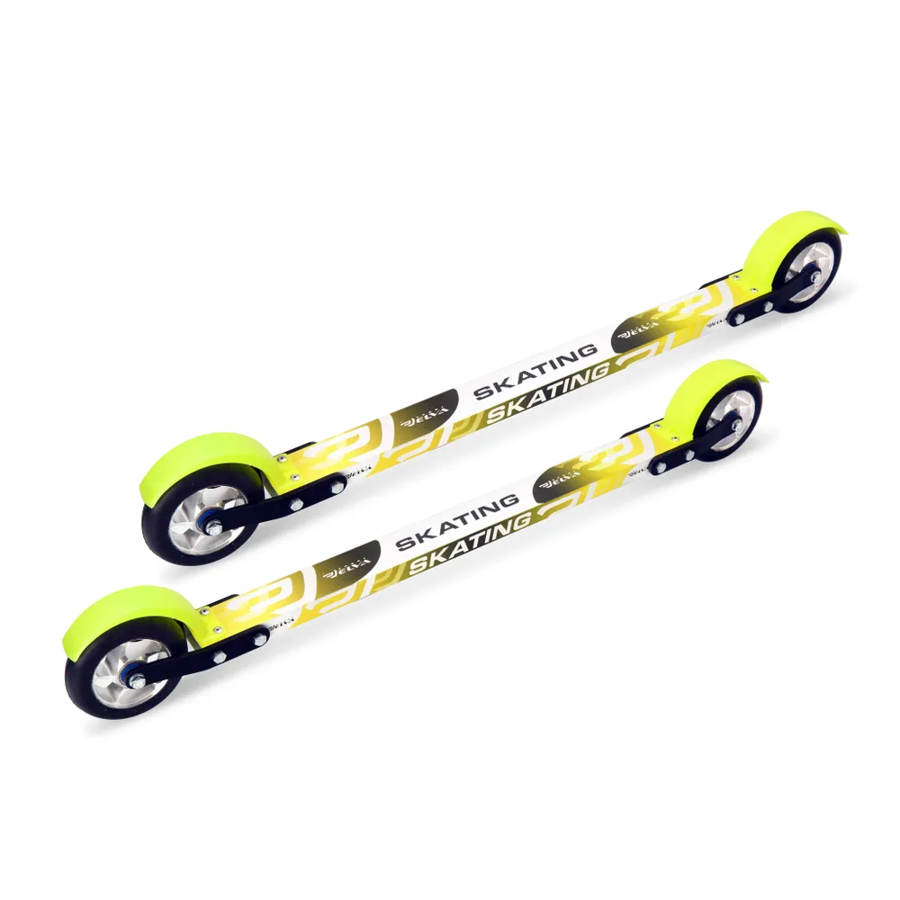 SK100R ALU Лыжероллеры ЭЛЬВА коньковые 100R ALU 100*24 каучук алюм.диск