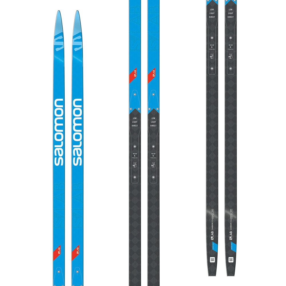 L408865 Лыжи беговые SALOMON S-LAB CARBON CLASSIC SOFT р.206