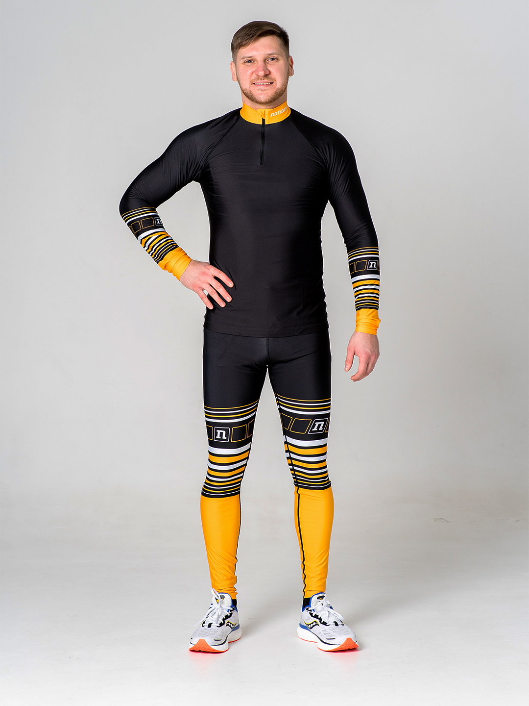 22 UX-999 Комбинезон NONAME ON TNE MOVE RACE SUIT 22 UX black/yellow