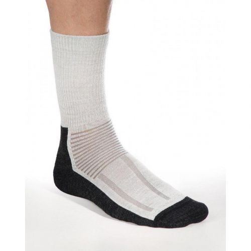 2001862-P172 Носки NONAME CROSS SOCK LIGHT GREY сер./черн.