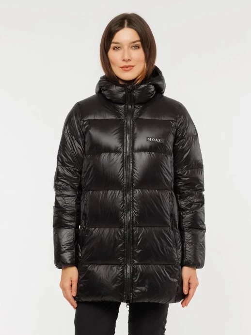 MX315420-10000 Парка пуховая жен. MOAX Onega черн.