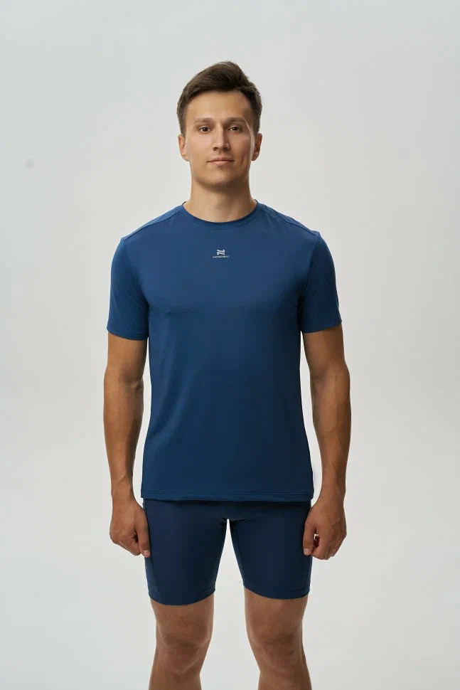NSM1116055 Футболка NordSki Run 2.0 Dark Denim